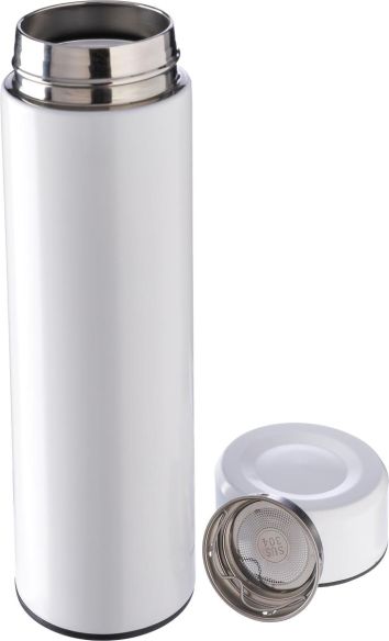 Termo acero inox 425 ml con colador de té