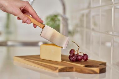 Set cuchillos queso RPET 600D madera