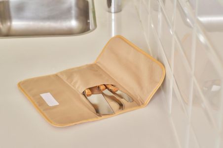 Set cuchillos queso RPET 600D madera