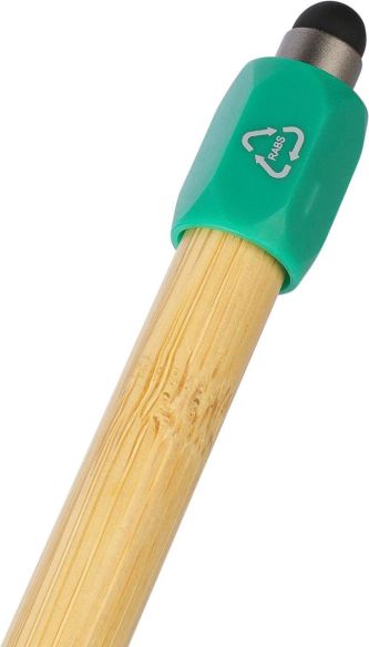 Bolígrafo bambú ABS reciclado spinner puntero 800m