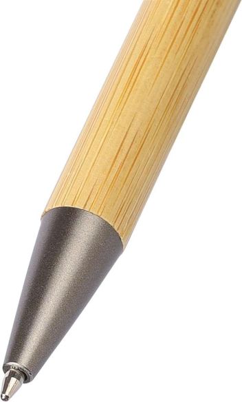 Bolígrafo bambú ABS reciclado spinner puntero 800m