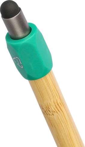 Bolígrafo bambú ABS reciclado spinner puntero 800m