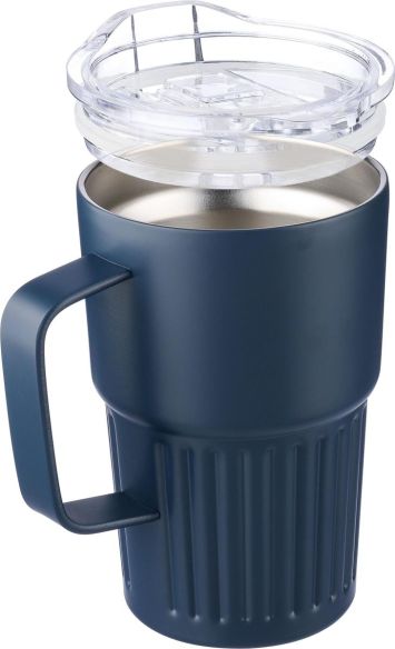 Taza termo inox reciclado 450 ml asa tapa deslizante RCS