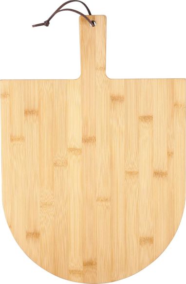 Set pizza bambú con tabla, cortador y espátula