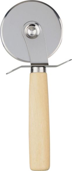 Set pizza bambú con tabla, cortador y espátula