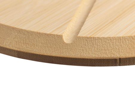 Set pizza bambú con tabla, cortador y espátula