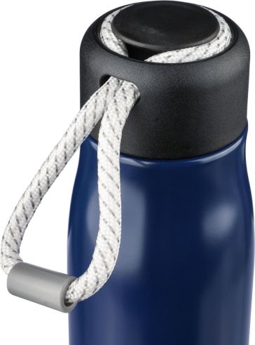Botella termo acero reciclado 500 ml con cordón