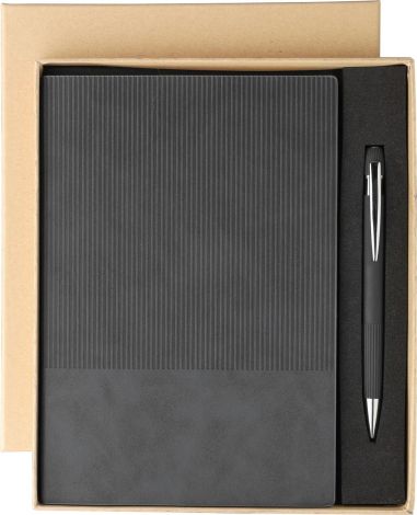 Set de cuaderno de PU reciclado (A5) y...