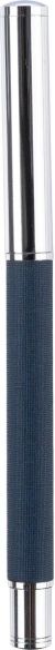 Roller latón rPET deslizamiento logo caja cartón azul