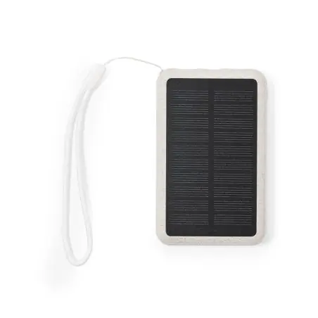 Power bank solar fibra de trigo 5000 mAh