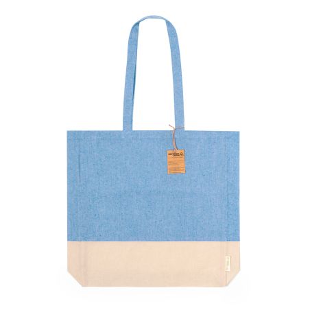 Bolsa algodón reciclado 120 g/m² fuelle