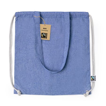 Mochila cuerdas algodón Fairtrade 140 g/m²