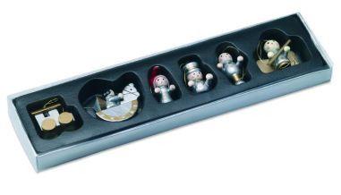 Set de 6 adornos navideños Ecológico...