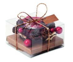 Portavelas navideño Ecológica Personalizada 7CX1446 - Producto ecológico