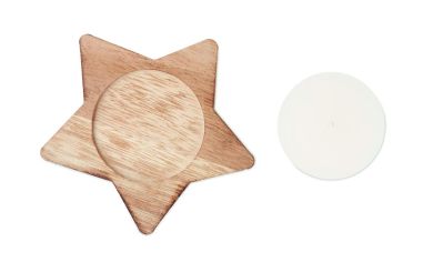 Porta velas madera Ecológica Personalizada 7CX1481