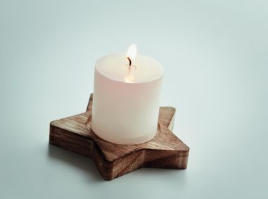 Porta velas madera Ecológica Personalizada 7CX1481