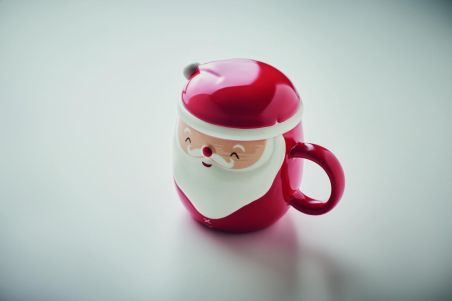 Taza cerámica con tapa 370 ml Ecológica Personalizada 7CX1492