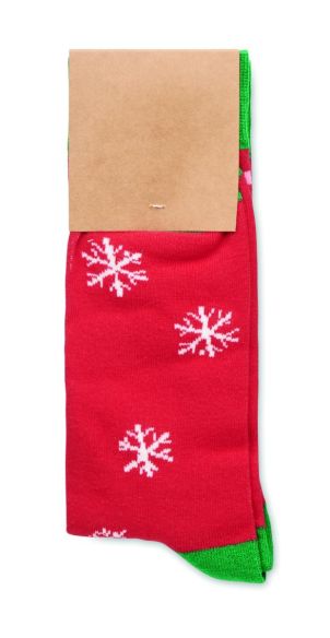Par de calcetines de Navidad L Ecológica Personalizada 7CX1504
