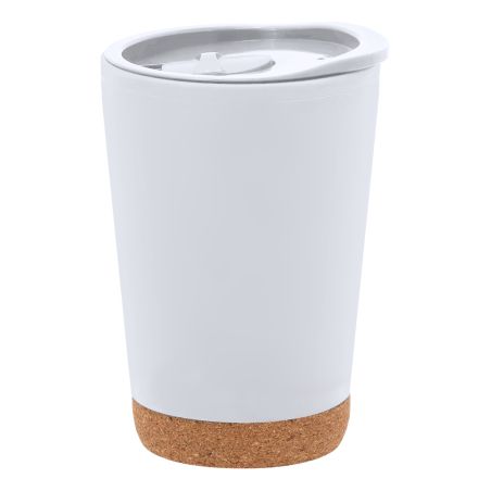Vaso térmico PP reciclado 260 ml corcho