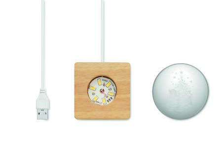 Bola de vidrio LED navideña Ecológica Personalizada 7CX1541