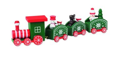 Tren de Navidad de madera Ecológica...