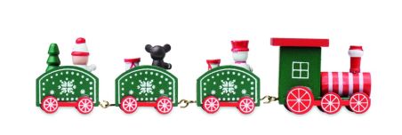 Tren de Navidad de madera Ecológica Personalizada 7CX1559