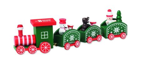 Tren de Navidad de madera Ecológica Personalizada 7CX1559