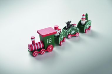 Tren de Navidad de madera Ecológica...