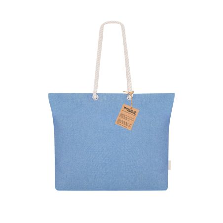 Bolsa algodón reciclado 220 g/m² trenzada