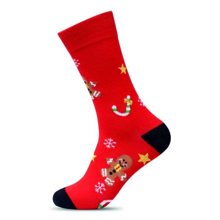 Par de calcetines de Navidad L Ecológica Personalizada 7CX1575