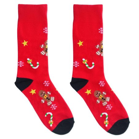 Par de calcetines de Navidad L Ecológica Personalizada 7CX1575