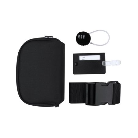 Set viaje RPET maleta candado 3 dígitos