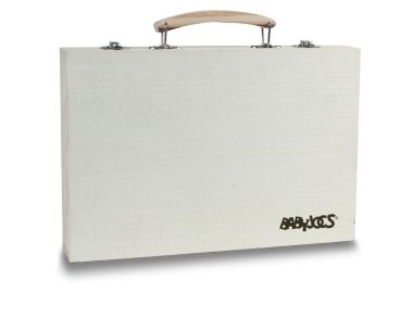 Set pinturas en caja de madera Ecológica...