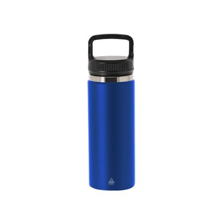 Bidón inox reciclado 550 ml mosquetón BPA free