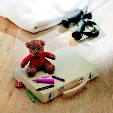 Set pinturas en caja de madera Ecológica...