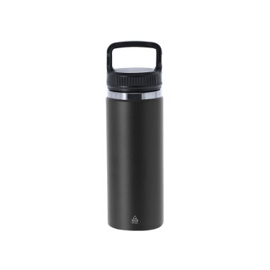 Bidón inox reciclado 550 ml mosquetón BPA free