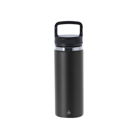 Bidón inox reciclado 550 ml mosquetón BPA free