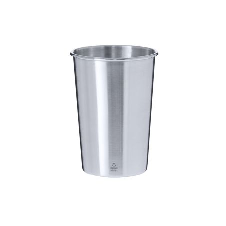 Vaso acero reciclado 350 ml cromado
