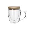 Taza borosilicato 300 ml tapa bambú - Imagen 1
