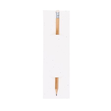 Lápiz madera con funda papel semilla