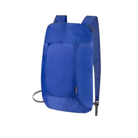 Mochila plegable RPET 210D con cremallera