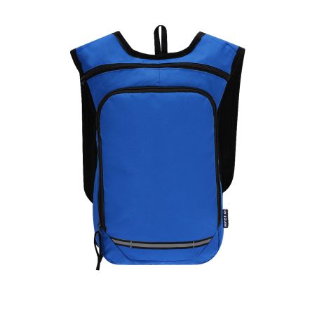 Mochila RPET 600D tiras reflectantes frontales ajustable