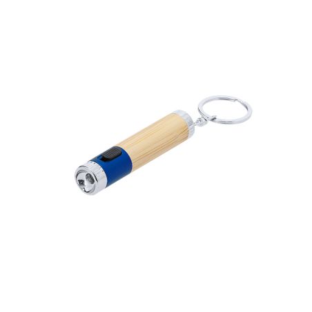 Llavero linterna bambú ABS 1 LED
