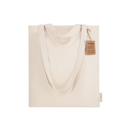 Bolsa algodón reciclado 140 g/m² doble asa