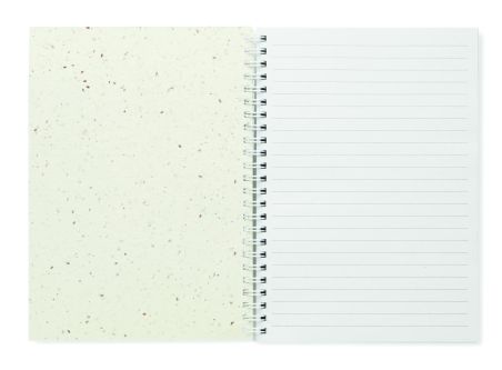 Libreta A5 tapas de semillas Ecológica Personalizada 7MO2083