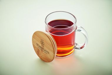 Taza de vidrio reciclado 300 ml Ecológica...