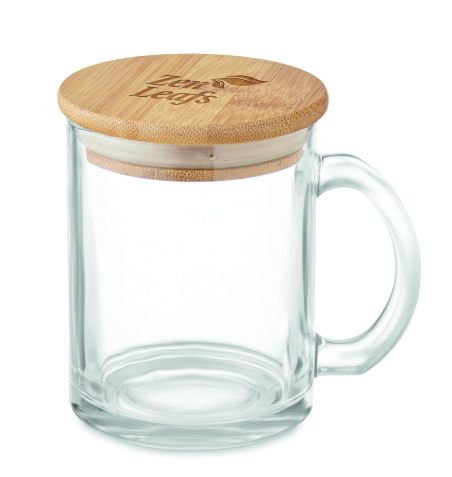 Taza de vidrio reciclado 300 ml Ecológica Personalizada 7MO2091
