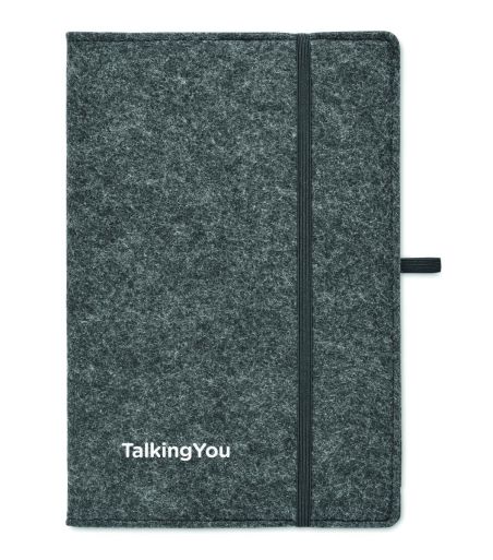 Libreta A5 RPET fieltro Ecológica Personalizada 7MO2093
