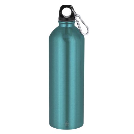 Bidón acero inox reciclado 800 ml con mosquetón