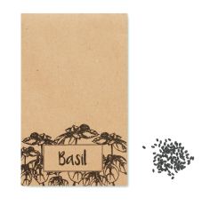 Sobre con semillas albahaca Ecológica Personalizada 7MO2216 - Producto ecológico